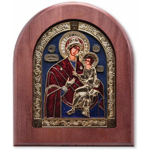  Ikona u drvetu Presveta Bogorodica Brzopomoćnica, 170x22x205mm Cene