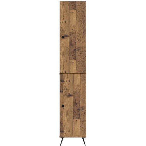  Set ormara 2 kom. Staro drvo Konstruirano drvo Smeđa 33 x 34,5 x 90 cm Slike