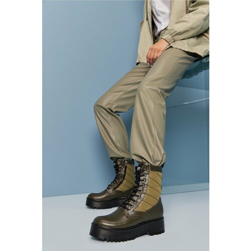 Hotiç Ankle Boots - Khaki - Flat Slike