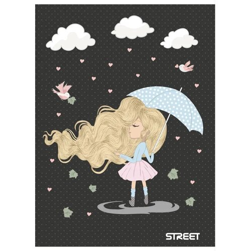 STREET Zvezek FashionistaA4 črte z robom Slike