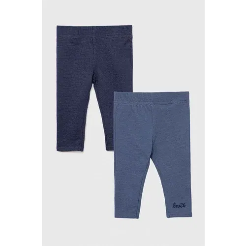 Levi's Tajice za bebe 2-pack glatki materijal