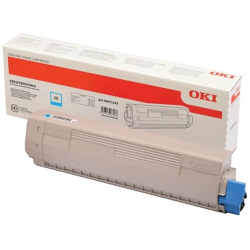 OKI toner 46471103 (C823) (modra), original Slike