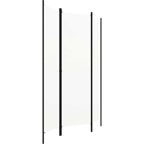  pregrada s 3 panela bijela 150 x 180 cm Slike