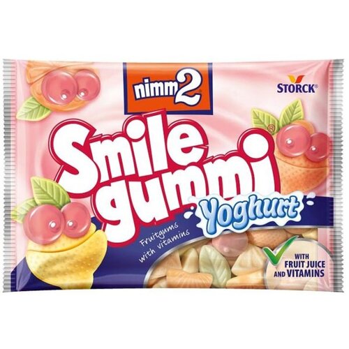 NIMM2 bombone smilegummi yoghurt 100g Slike