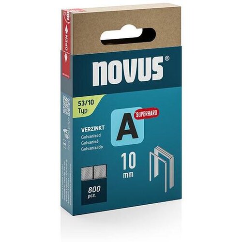Novus sponke za tapetniški spenjač Tip A 53/10, 800 kos, NO0420778 Cene