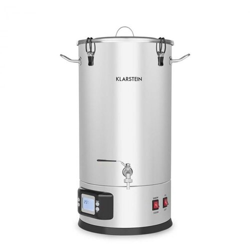 Klarstein Maischfest , kotel za slad, 5 delni, 1500W/3000W, 25l, LCD na dotik, nerjavno jeklo Cene