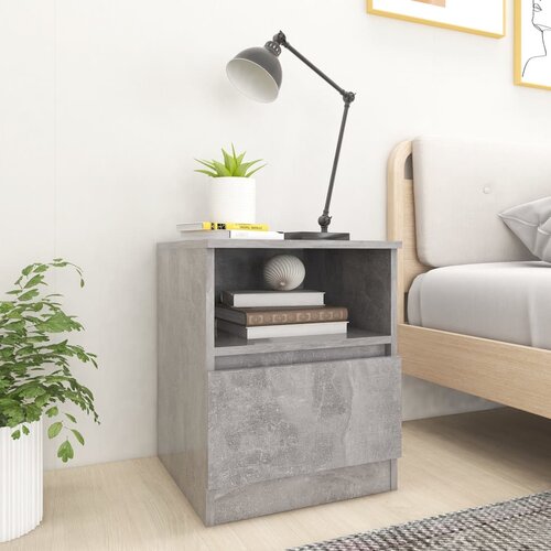 vidaXL Noćni ormarići 2 kom siva boja betona 40x40x50 cm od iverice Cijene