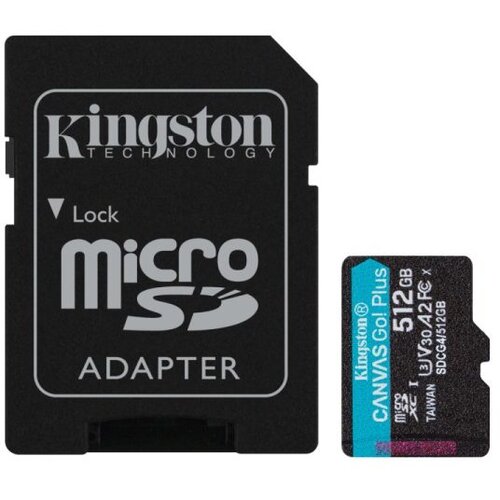 Kingston Memorijska kartica U3 V30 microSDXC 512GB Canvas Go Plus 200MB/s A2 SDCG4/512GBSP Cene