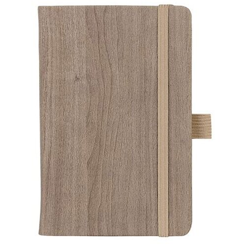  Beležnica Woody mini, A6, rjava, 96 listov Slike