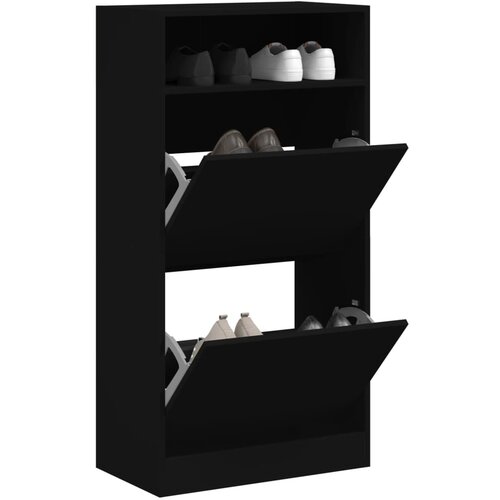 vidaXL Ormarić za cipele crni 60 x 34 x 116 cm od konstruiranog drva Cijene