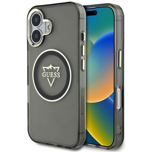 Guess OVITEK TPU ZA IPHONE 16 MAGNETNI OVITEK Z LOGOTIPOM METAL MOUNTAIN, (5000016559) Cene