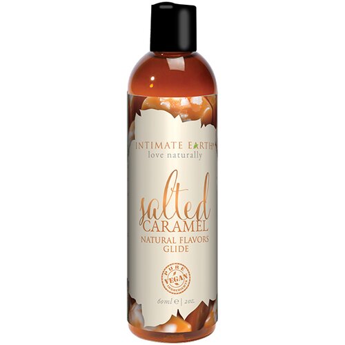 Intimate Earth Lubrikant z okusom - Natural Flavors Salted Caramel, 60 ml Slike