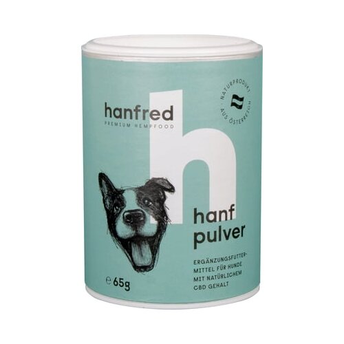 Hanfred Konoplja v prahu za pse - 65 g Slike