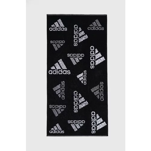 Adidas Pamučni ručnik boja: crna