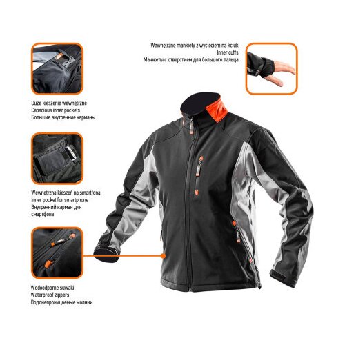 Neo Tools jakna vodo-vetronepropusna M ( 81-550-M ) Slike