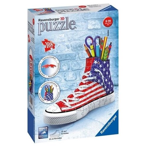 Ravensburger 3D puzzle patika za olovke sa američkom zastavom RA12549 Cene