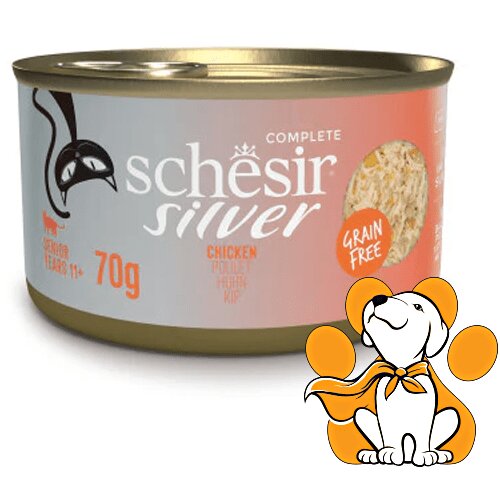 Schesir silver Can/ Piletina 70g Cene
