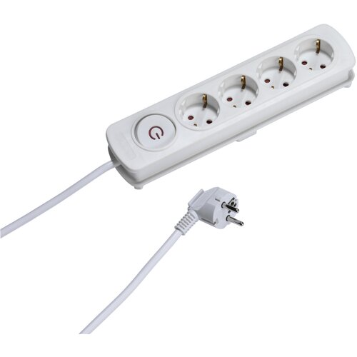 Vivanco 4-struko produžni kabel Bijela Slike