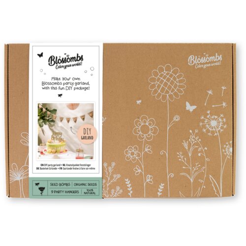  Darilna škatla z DIY girlanda s semenskimi kroglicami - 1 set. Cene