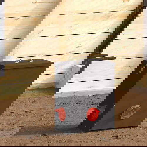 vidaXL hranilica za piliće crna 32,5 x 20,5 x 43 cm Cijene