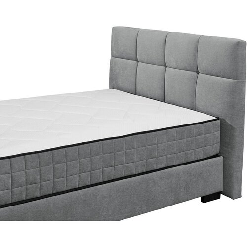 MID.YOU POSTELJA Z VZMETNICO 140 cm x 200 cm , tekstil, leseni material antracit Slike