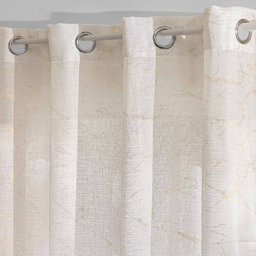Douceur d int&amp;eacute;rieur Bež prosojna zavesa 140x280 cm Marius &amp;ndash; Slike