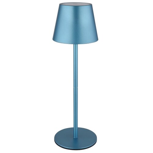Globo 58488BL-LED VANNIE stona lampa, prigu&amp;scaron;iva, dodirna, punjiva, za spoljnu upotrebu, 3W/5V IP54 1800mAh, plava Slike