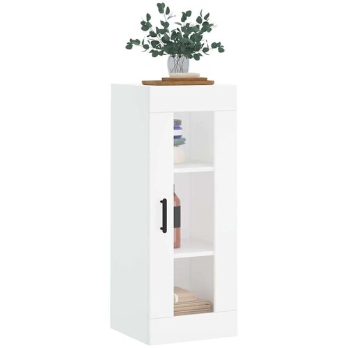 VidaXL Stenska omarica bela 34,5x34x90 cm Slike