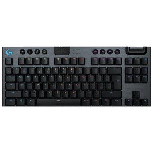 Logitech tastatura G915 tkl gaming mehanička low profile wireless / bežična / bluetooth / bežična rgb carbon Slike