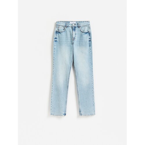 Reserved Straight slim traperice - plava Cijene