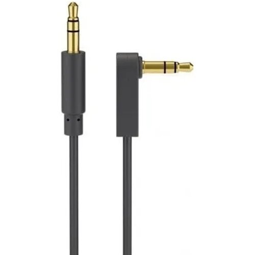 Goobay AUX audio kabel 3.5 mm stereo 3-pin slim CU kotni 0,5m Cene