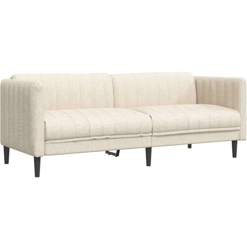 VidaXL 3-dijelni set sofa krem od mikrovlakana Slike