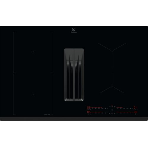 Electrolux Vgradna kuhalna plo&amp;scaron;ča z integrirano napo ECC8344 - - črna - &amp;Scaron; x G: 810 x 520 mm - 18,2 kg - 24 - Avtera Slike