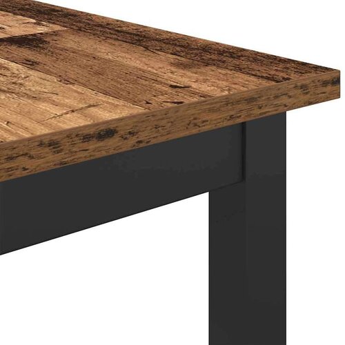  Stol Staro drvo 100 x 40 x 100 5 cm Inženjerska drva i čelik Slike