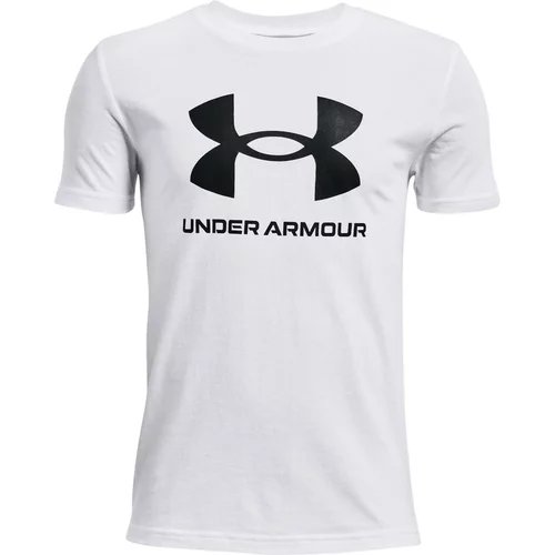 Under Armour Tehnička sportska majica crna / bijela