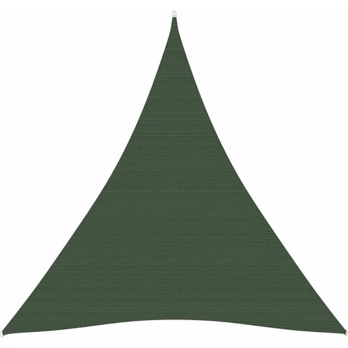 vidaXL Senčno jadro 160 g/m² temno zeleno 5x6x6 m HDPE Cene