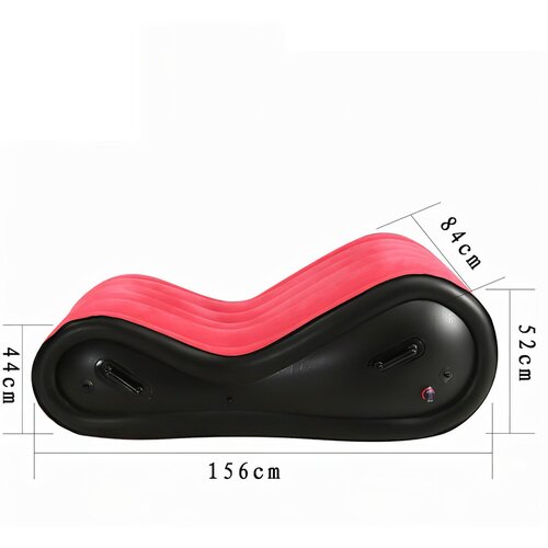 Magic Pillow Čarobni jastuk - Seks krevet na napuhavanje - s lisicama - veliki (crveni) Slike