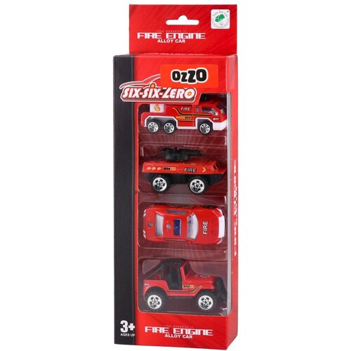 Ozzo Six six zero, igračka, set vatrogasnih vozila, 4 dela Cene