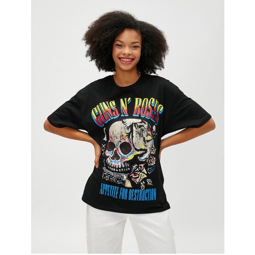 Koton T-Shirt - Black Slike