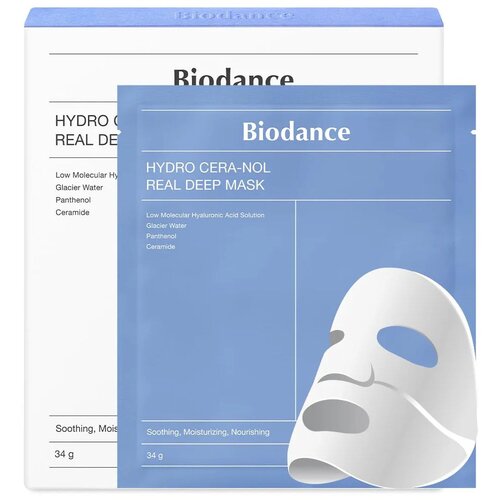 BIODANCE Hydro Cera-Nol Real Deep Mask 4x34 g Slike