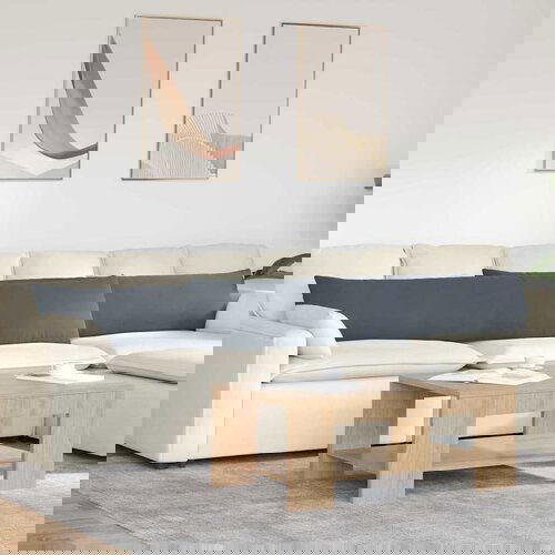 VidaXL jastučići za sofu 2 pcs tamno siva 200 x 40 cm kordura tekstil Slike