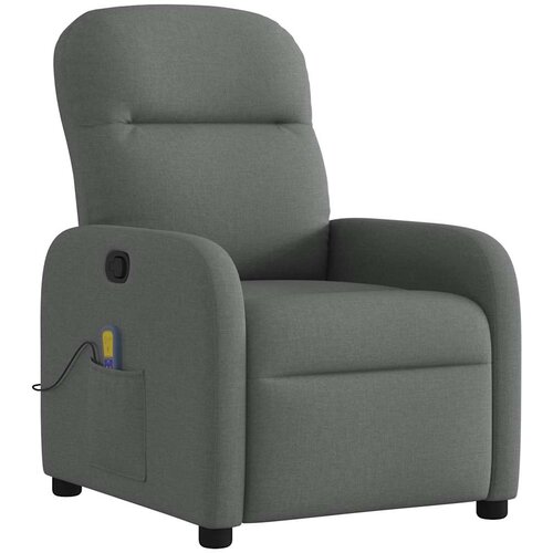 Maison Chic masažni naslanjač - Relax naslanjač temno sivo blago, (22134917) Cene