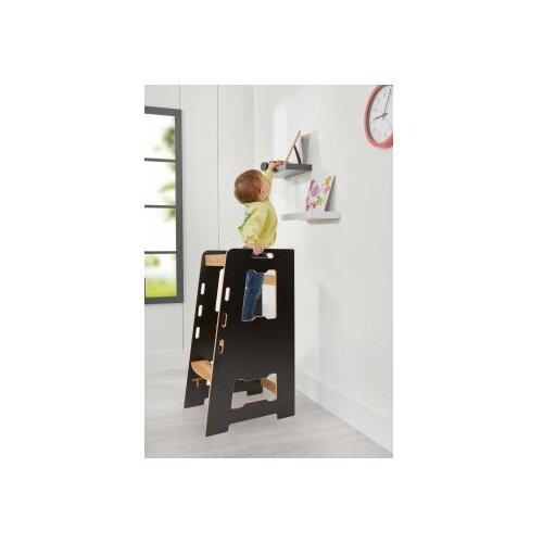 Hanah home Dečiji tobogan Learning Tower Black Natural Cene