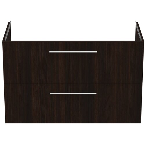 Ideal Standard temno rjava stenska omarica za pod umivalnik v hrastovem dekorju 100x63 cm i.life b Slike