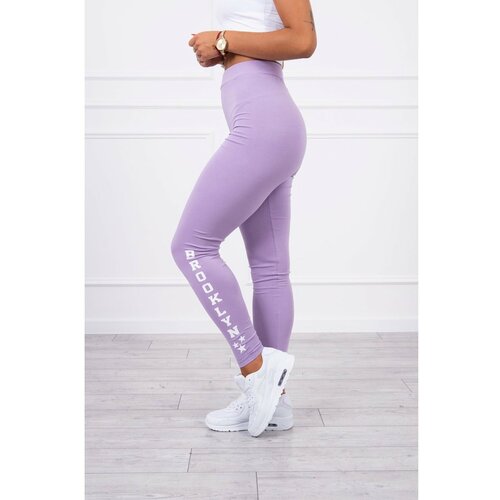 Kesi Pants leggings Brooklyn light purple Slike
