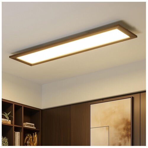  Brilagi - LED prigušiva svetiljka SLIMFRAME WOOD LED/58W/230V 124x34 cm + daljinski upravljač Cene