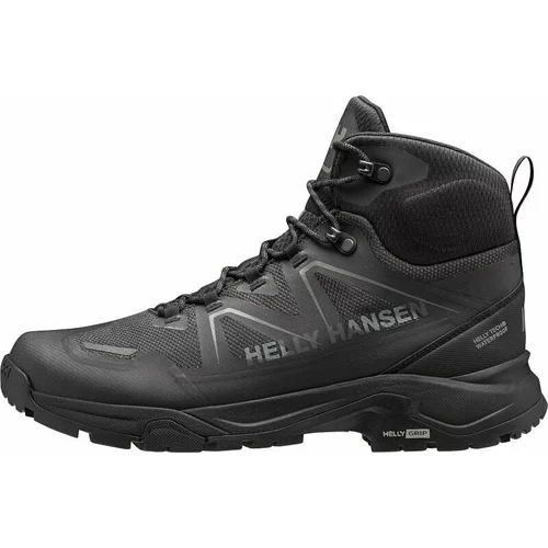 Helly Hansen Moški pohodni čevlji Men's Cascade Mid-Height Hiking Shoes Black/New Light Grey 42,5