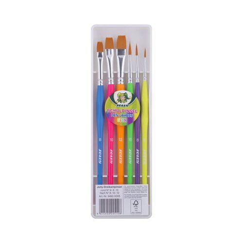 Jolly Set trikotnih čopičev NEON Slike