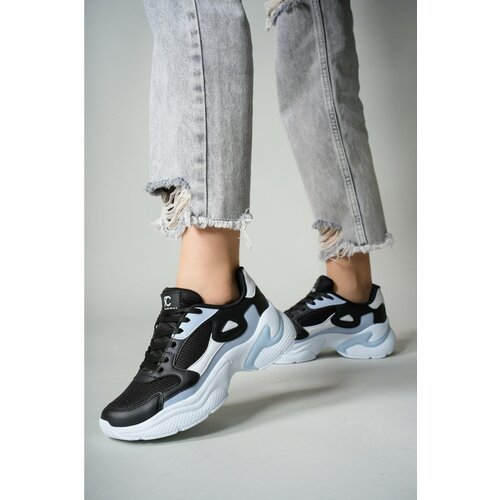 Riccon Women's Sneakers 0012152 Black, White, Blue Slike