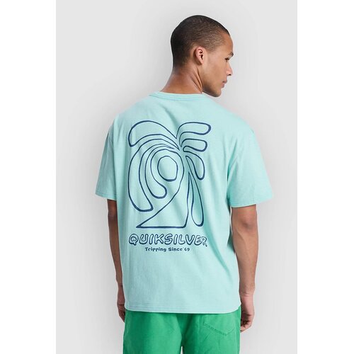 Quiksilver Curve Palm T-shirt blue haze Cene